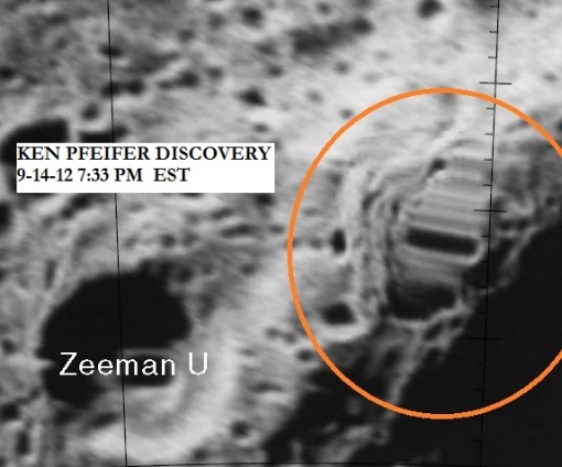 Moon anomaly Courtesy Of NASA and Ken Pfeifer.